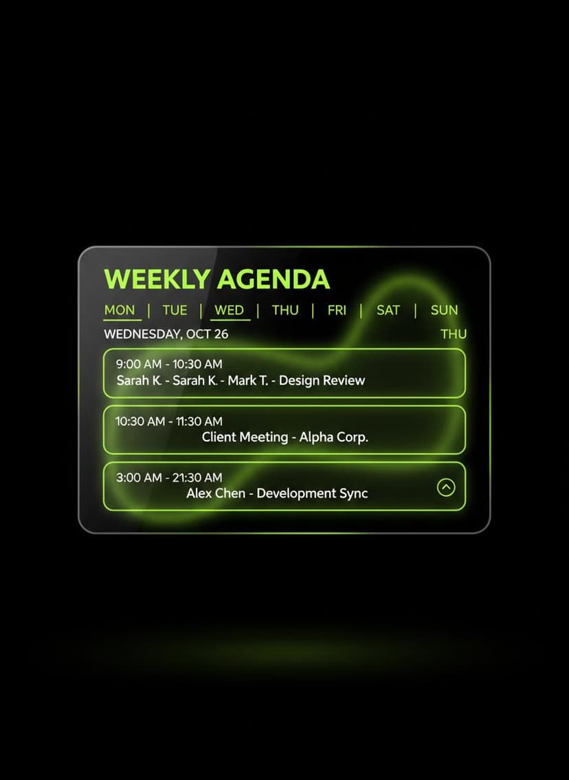 Agenda que faz sentido